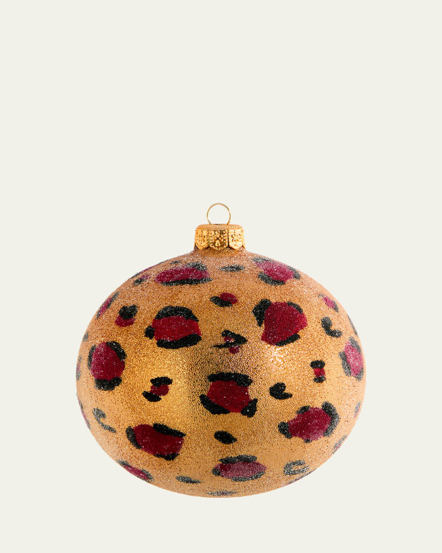 Leopard Ball Ornament